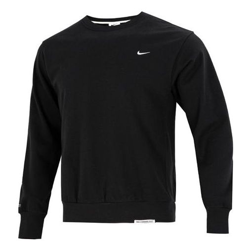 Pleteni pulover Nike DF Std Issue Crew Sweatshirt Črna | DQ5821-010, 0