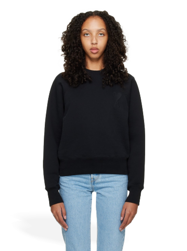 Pulover AMI Sweatshirt Črna | USW002.747