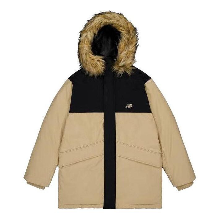 Parka New Balance Warm Hooded Parka Bež | AMJ33330-INC