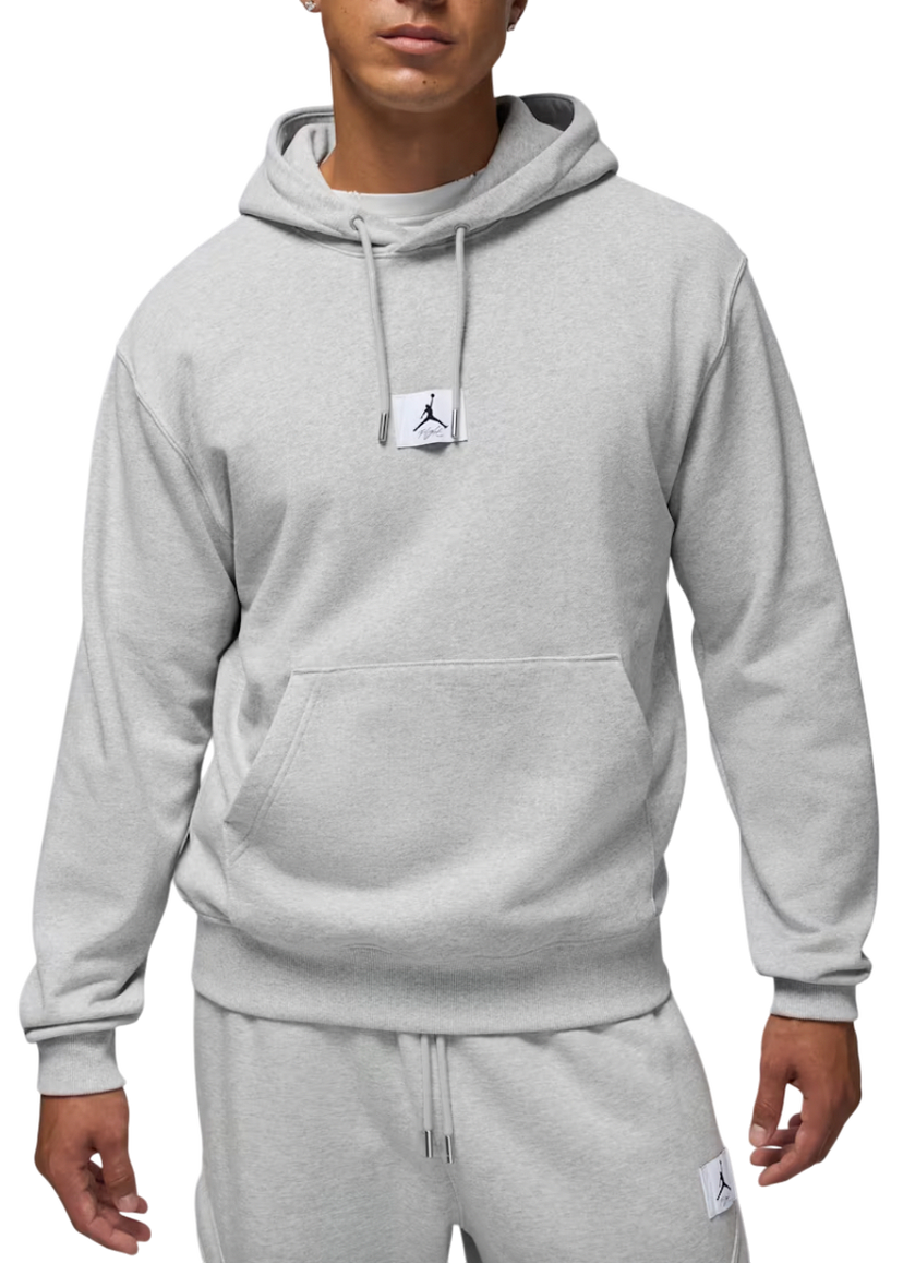 Pulover Jordan Flight Fleece Hoodie Siva | fv7247-050