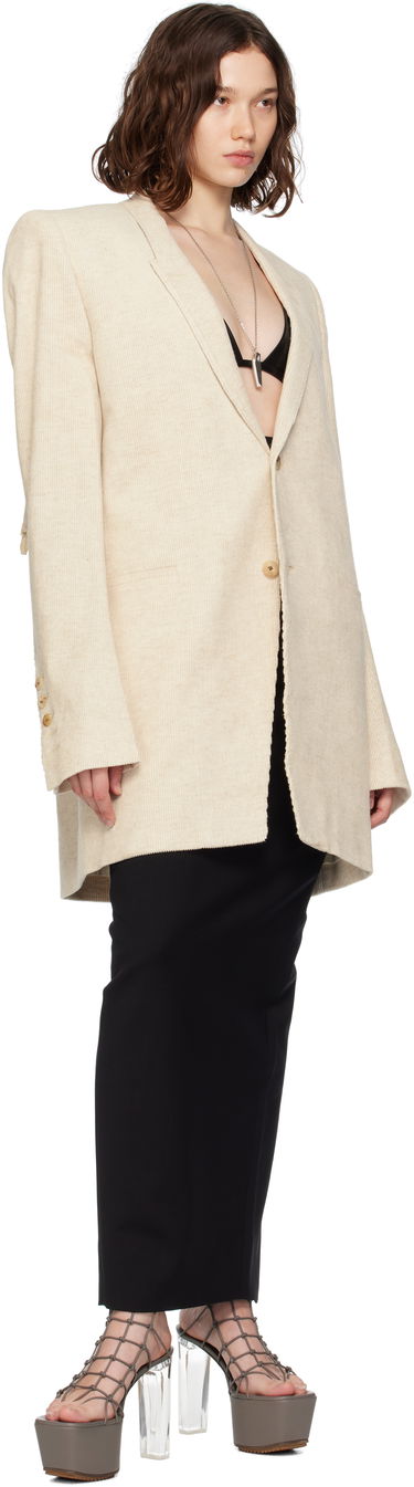 Krila Rick Owens Rick Owens Concordians Dirt Pillar Maxi Skirt Črna | RP02E4344 WST, 3