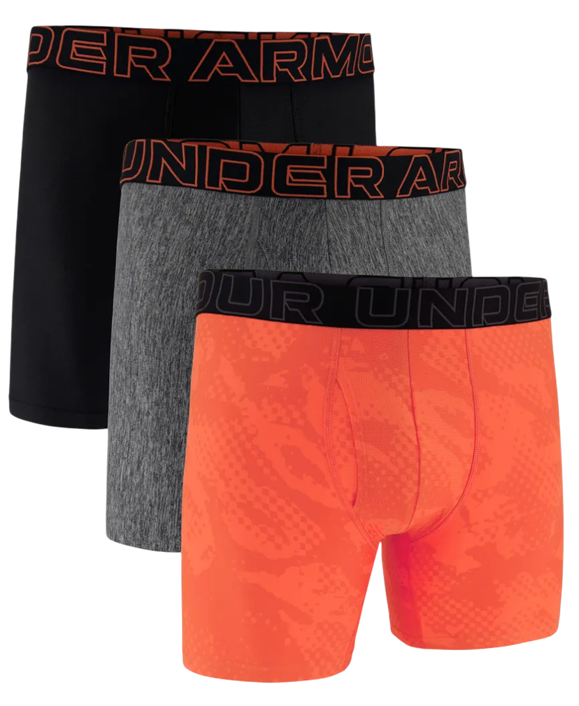 Boksarice Under Armour Under Armour UA Perf Tech Nov 6in Boxerjock 3-Pack Črna | 1383879-847