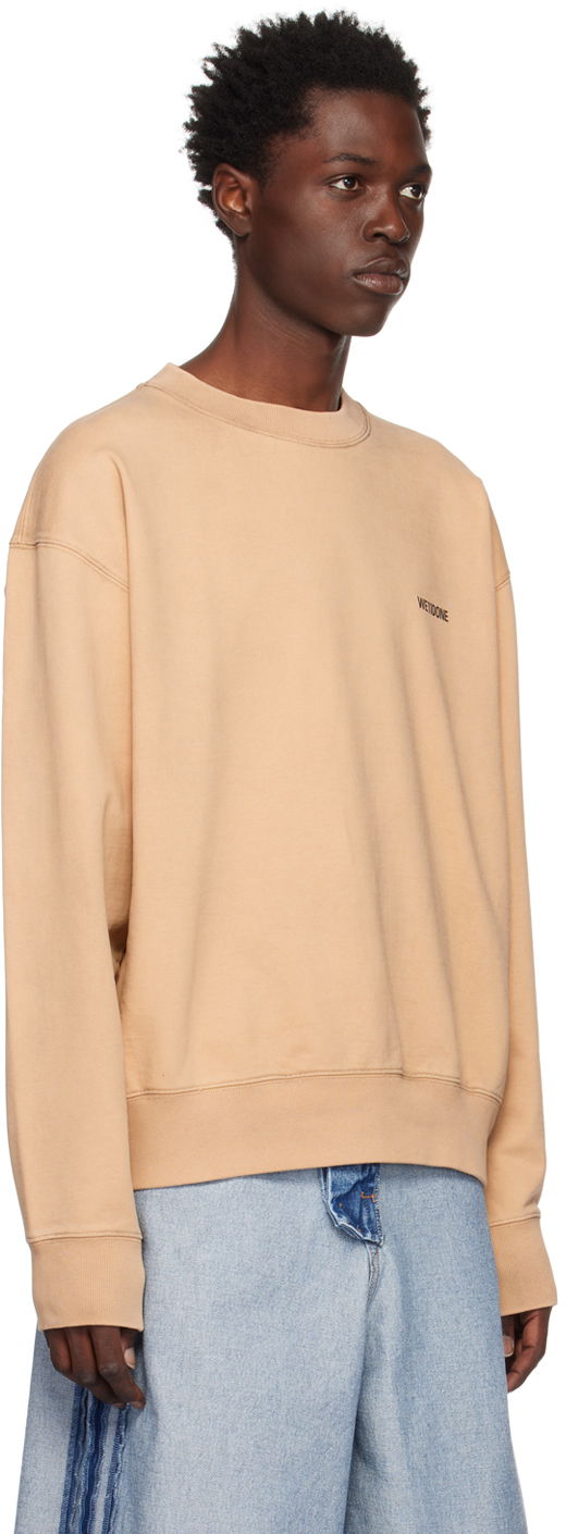 Pleteni pulover We11done Printed Sweatshirt Bež | WD-TS3-22-707-U-BG, 1