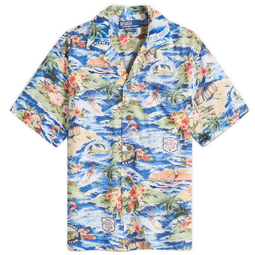 Srajce Polo by Ralph Lauren Ralph Lauren Surf Club Vacation Shirt Večbarvna | 710964795001