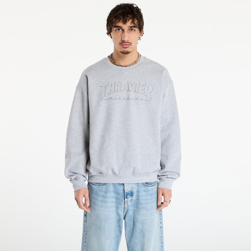 Pulover Thrasher Thrasher Shadow Mag Logo Crewneck Siva | 145767
