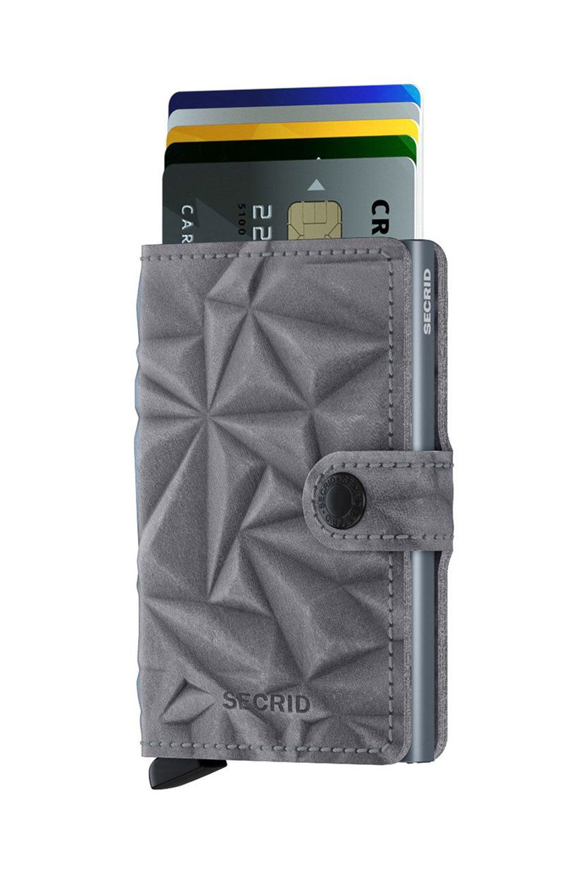 Denarnica Secrid Leather Wallet Siva | MPr.Stone
