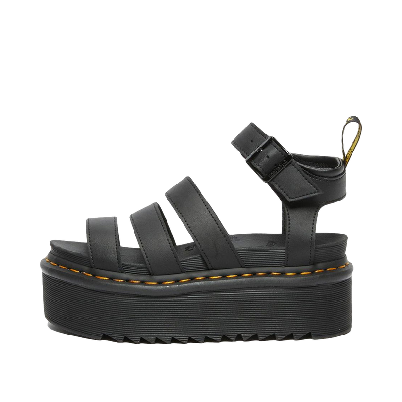 Superge in čevlji Dr. Martens Blaire Quad Hydro Leather Platform Sandals W Črna | DM27296001