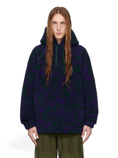 Pulover Burberry Print Hoodie Mornarica | 8079628