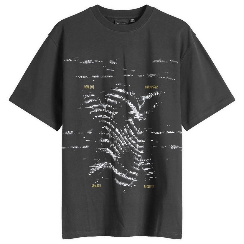 Majica DAILY PAPER Rewind T-Shirt Črna | 2421085
