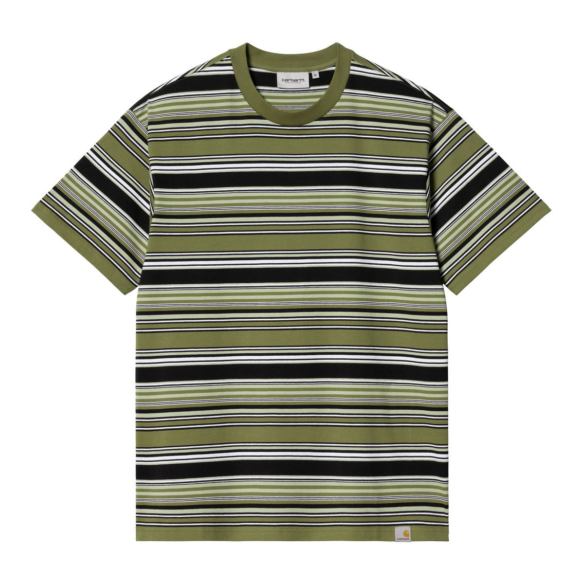 Majica Carhartt WIP S/S Lafferty T-Shirt "Lafferty Stripe/Kiwi" Zelena | I031603_1IN_XX, 0