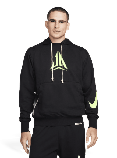 Pulover Nike Ja Standard Issue Dri-FIT Pullover Basketball Hoodie Črna | FN2987-010