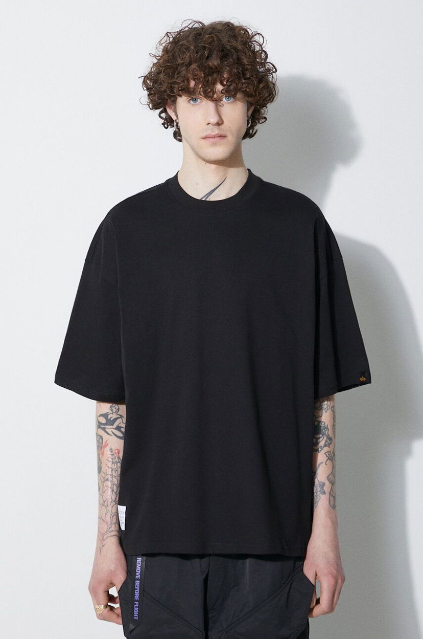 Majica Alpha Industries Logo BP T-Shirt Črna | 146507