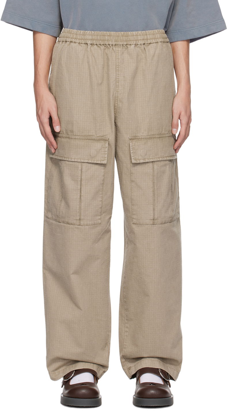 Cargo hlače Acne Studios Elasticized Bež | BK0560-, 0