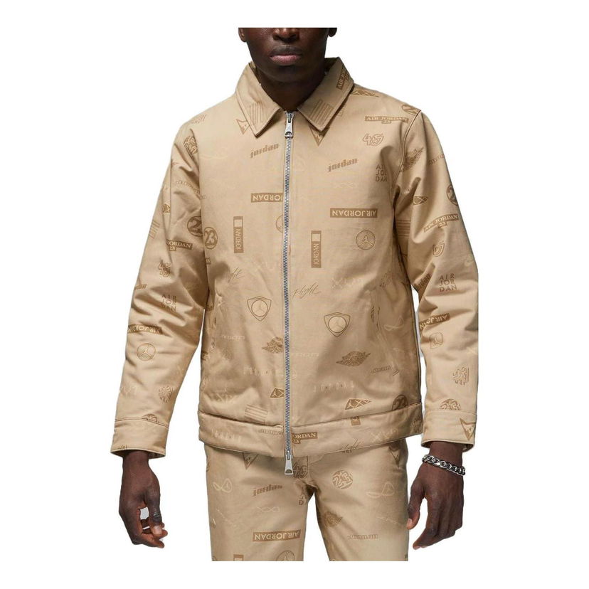 Jakna Jordan Flight Heritage Printed Jacket Rjava | DV7564-254
