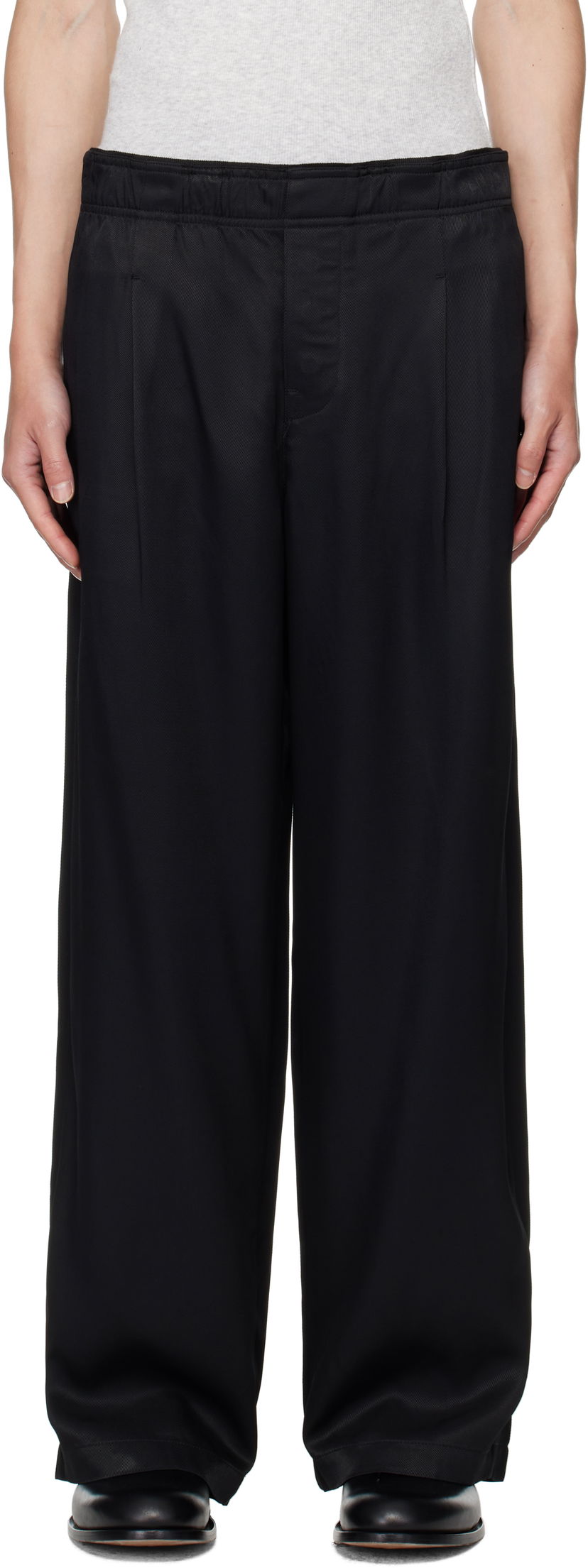 Hlače OUR LEGACY OUR LEGACY Leisure Trousers Črna | M4254LF