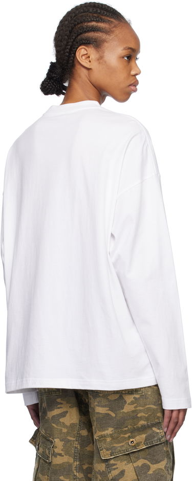 Majica We11done We11done Sparkle Logo Long Sleeve T-Shirt Bela | WD-TT0-25-742-U-WH, 2