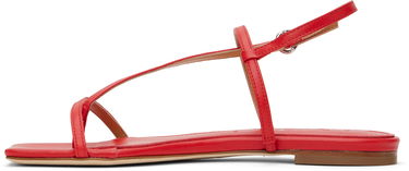 Modni dodatki Aeyde Aeyde Ella Leather Toe-Post Sandals Rdeča | A11-FS-BRNS08FL21-SS25-406-007, 2