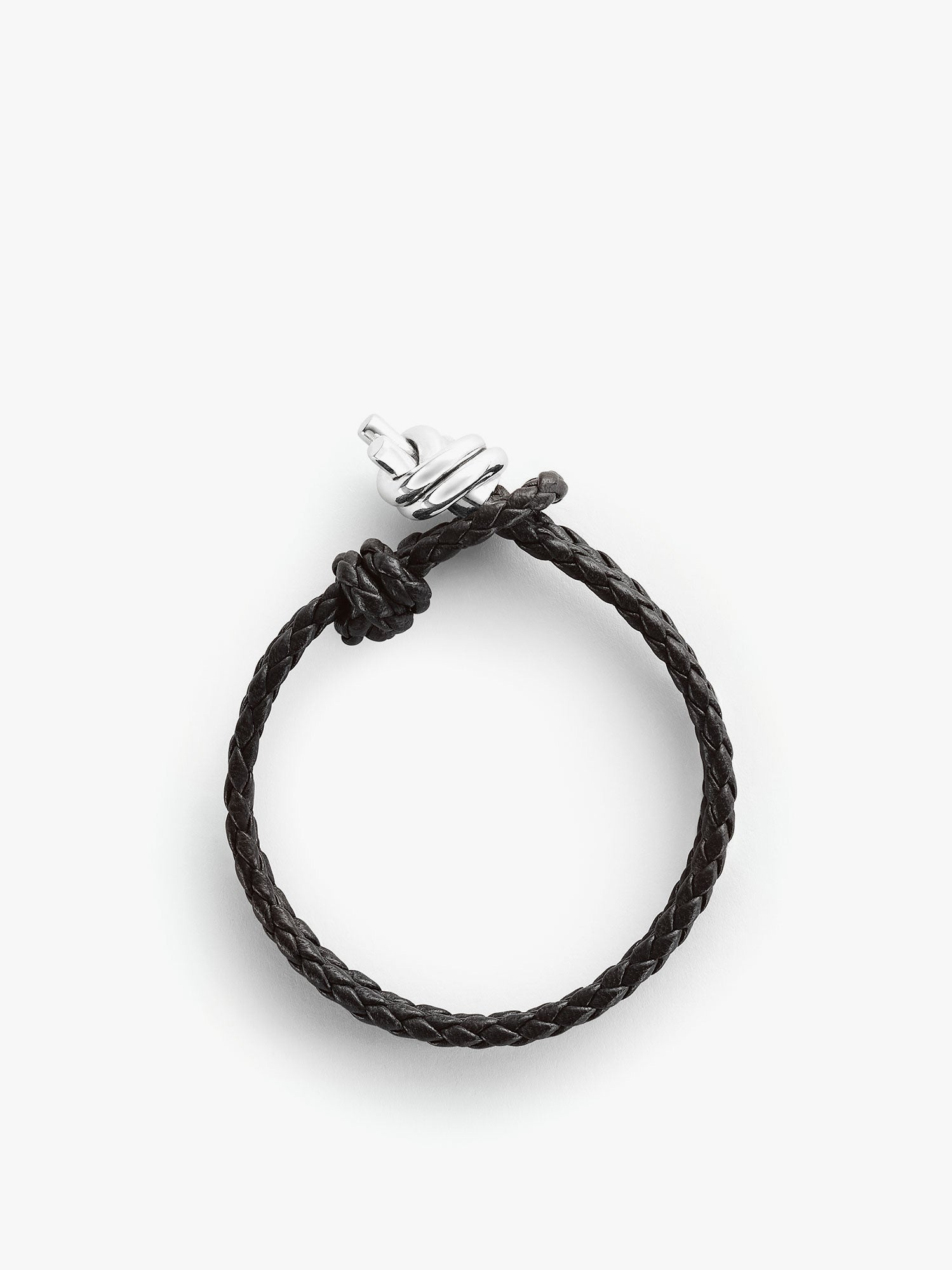 Zapestnica Bottega Veneta Braided Leather Bracelet Rjava | 815938V507C1139, 1