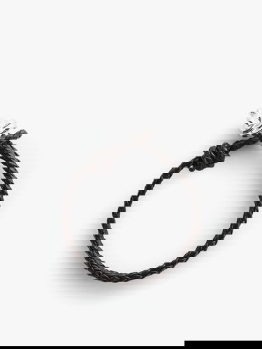 Zapestnica Bottega Veneta Braided Leather Bracelet Rjava | 815938V507C1139, 1