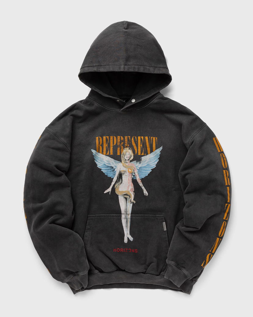 Pulover Represent Clo Represent REBORN HOODIE Rjava | MLM435-444