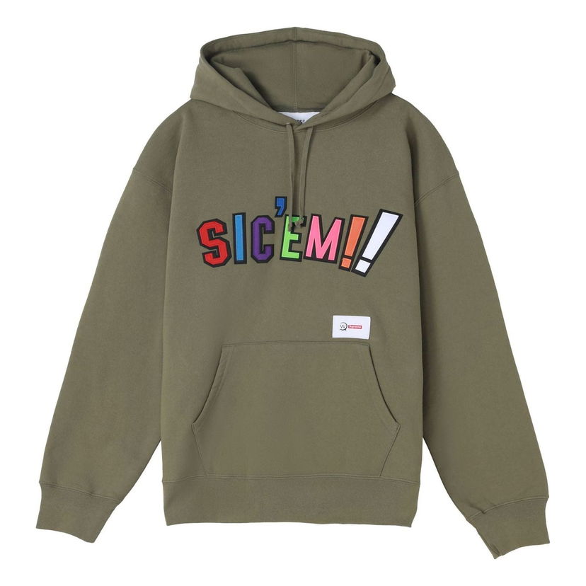 Pulover Supreme Supreme x WTAPS Sic'em! Graphic Print Hoodie Zelena | SUP-FW21-340