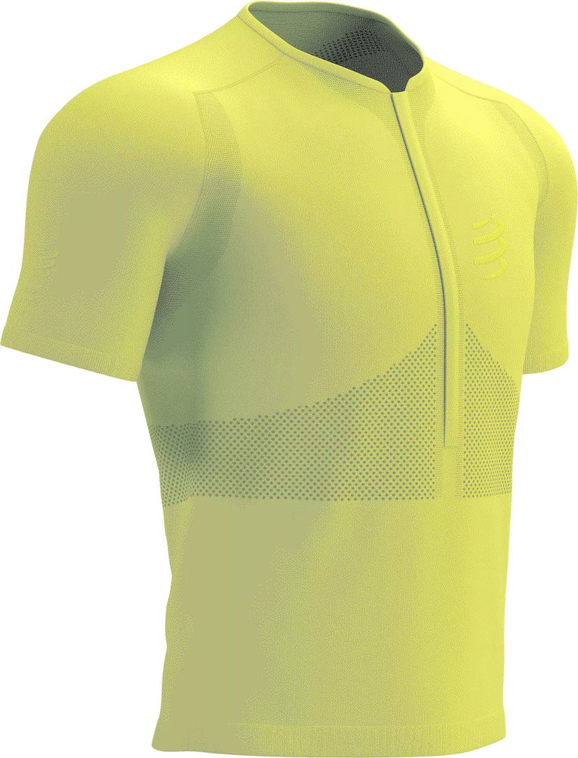 Majica Compressport Trail Fitted SS Top Rumena | am00003b6019