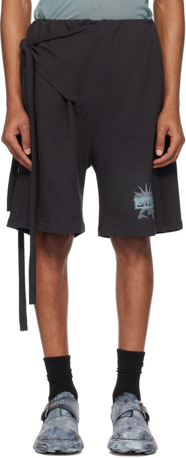 Kratke hlače Ottolinger Ottolinger Wrap Track Shorts Črna | 115-200915-01, 0