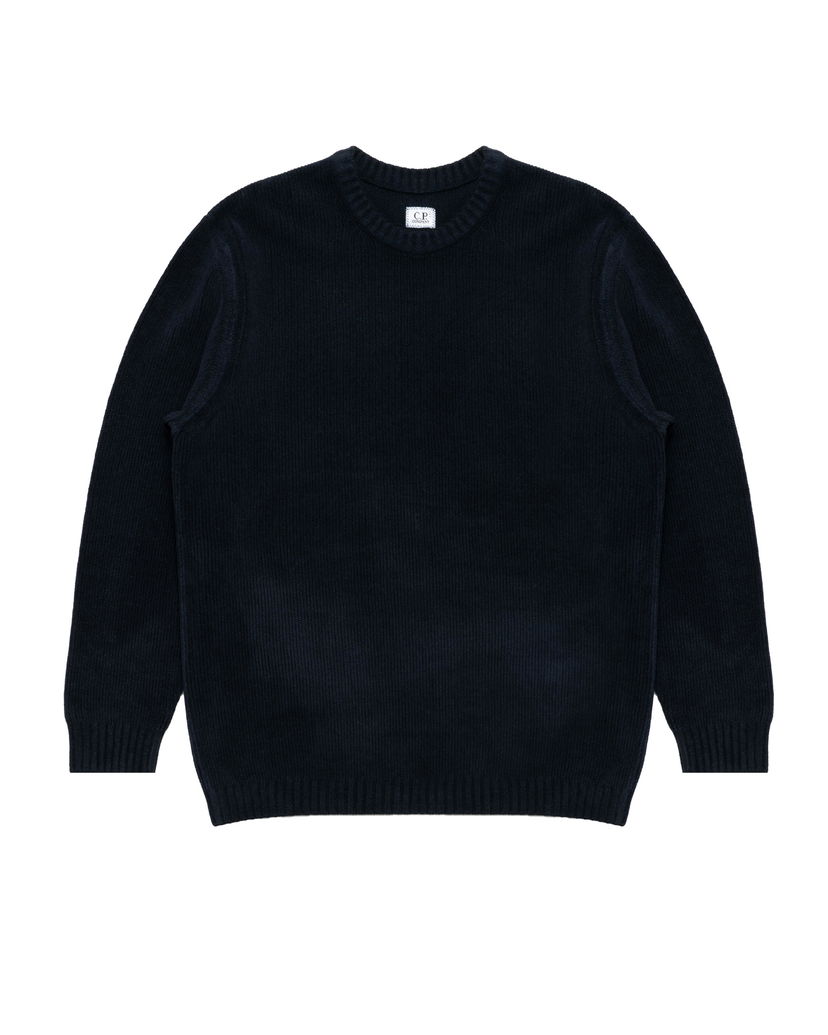 Pleteni pulover C.P. Company C.P. Company Crew Neck Sweater Mornarica | 19CMKN017A005558G-888