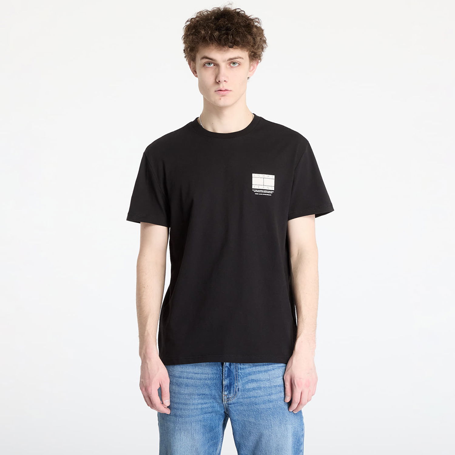 Majica Tommy Hilfiger Tommy Jeans Regular DNA Graphic Tee Črna | DM0DM20814 BDS, 0