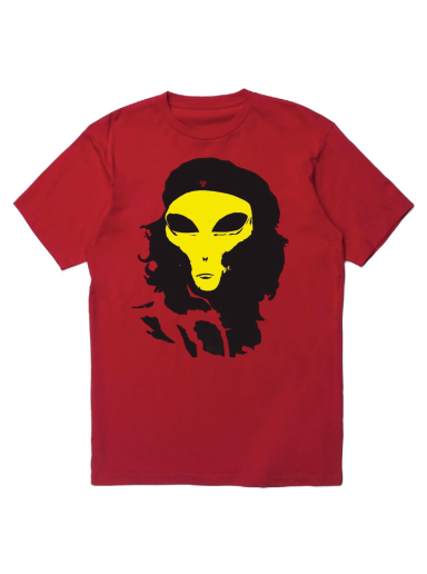 Majica Pleasures Alien Tee Rdeča | P22W057-RED