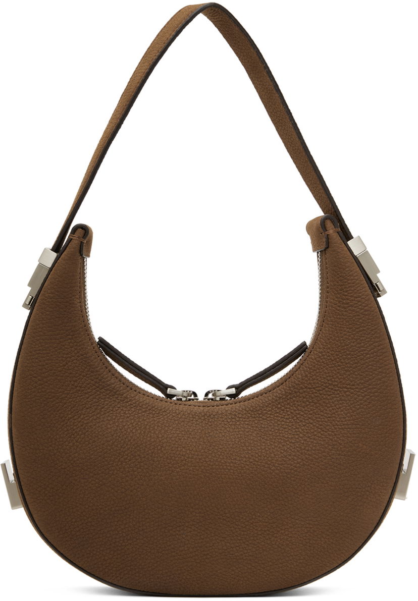 Torbica OSOI Mini Pebble Leather Shoulder Bag Rjava | 24FWB030101048