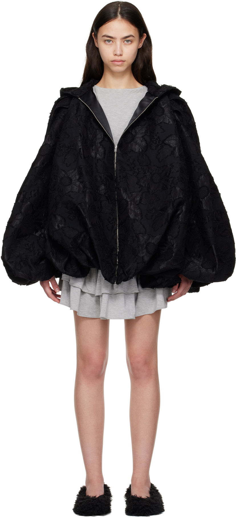 Jakna Collina Strada Collina Strada Pillow Hooded Jacket Črna | XX5011