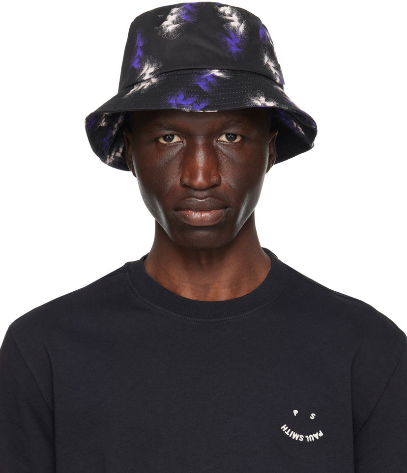 Majica Paul Smith Paul Smith Sunflare Bucket Hat Črna | M1A-921DT-M778-79