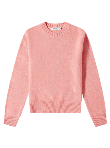 Pleteni pulover Sporty & Rich Itzel Cashmere Crew Knit Roza | CR731PK