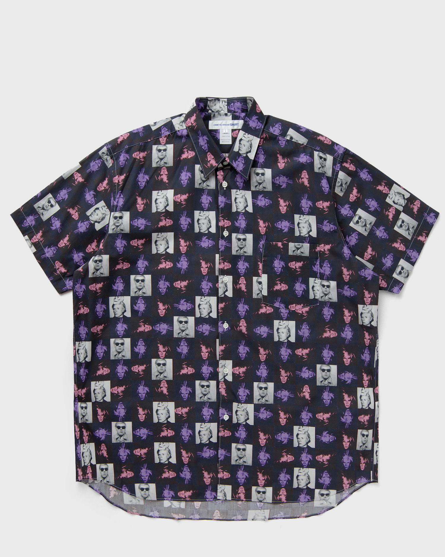 Srajce Comme des Garçons Andy Warhol Print Woven Shirt Črna | FM-B002-S24-1, 0