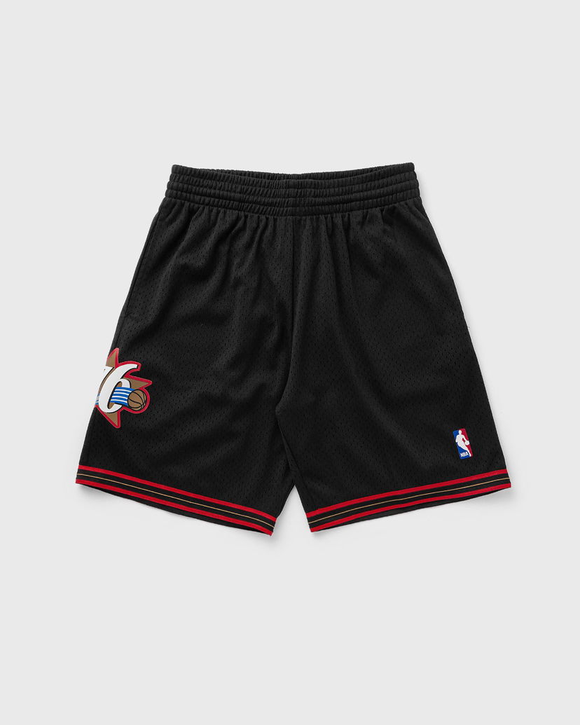 Kratke hlače Mitchell & Ness NBA Swingman Shorts Philadelphia 76ers Road 2000-01 Črna | SMSHGS18248-P76BLCK00