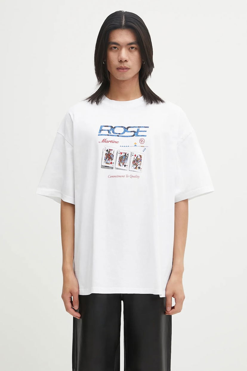 Majica Martine Rose Martine Rose Oversized T-Shirt Bela | 621JE06000F