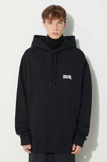 Pulover Marcelo Burlon Disco God Hoodie Črna | CMBB106F23FLE0061001, 0