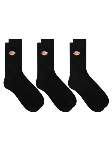Nogavice Dickies Valley Grove Socks - 3 Pack Črna | DK0A4X82-BLK