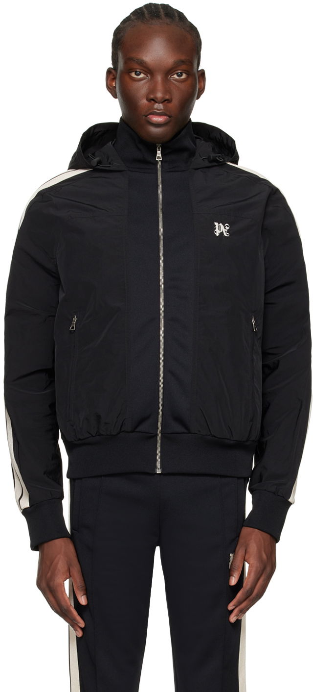Jakna Palm Angels Monogram Jacket Črna | PMEA267R24FAB0011003