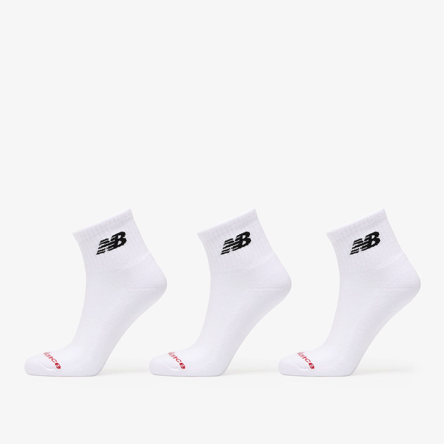 Nogavice New Balance Everyday Ankle Socks 3-Pack Bela | LAS51303WT, 0