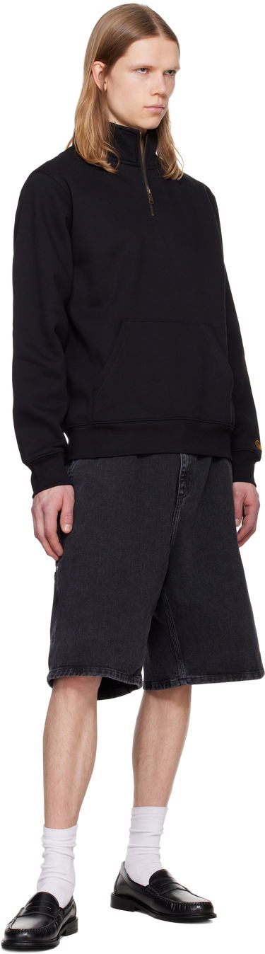 Kratke hlače Carhartt WIP Carhartt WIP Rivet Denim Shorts Črna | I034319, 3