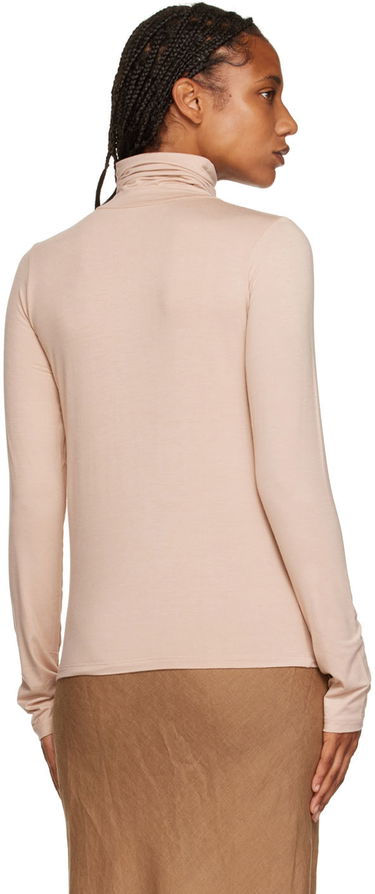 Pleteni pulover Baserange Bamboo Turtleneck Bež | TOTN, 2