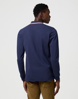 Polo majica Wrangler Wrangler Long Sleeve Polo Shirt Mornarica | 112371506:XXL