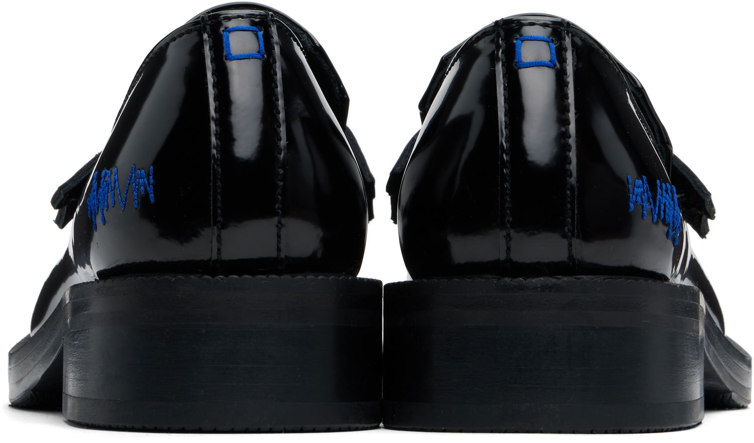 Superge in čevlji ADER ERROR Curve Patent Leather Loafers Črna | BN01SSCS0102BK, 1