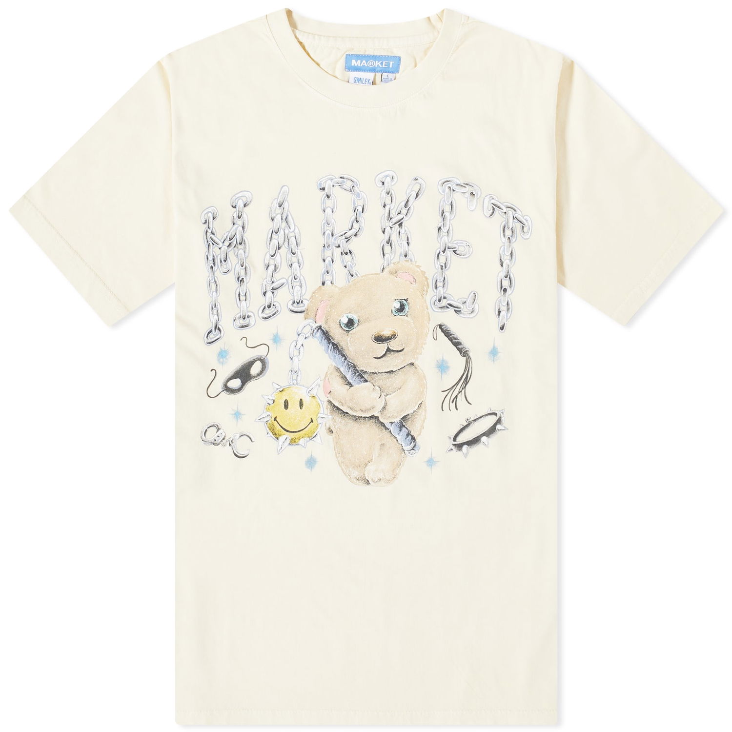 Majica MARKET Soft Core Bear T-Shirt Bež | 399001570-NTR, 0