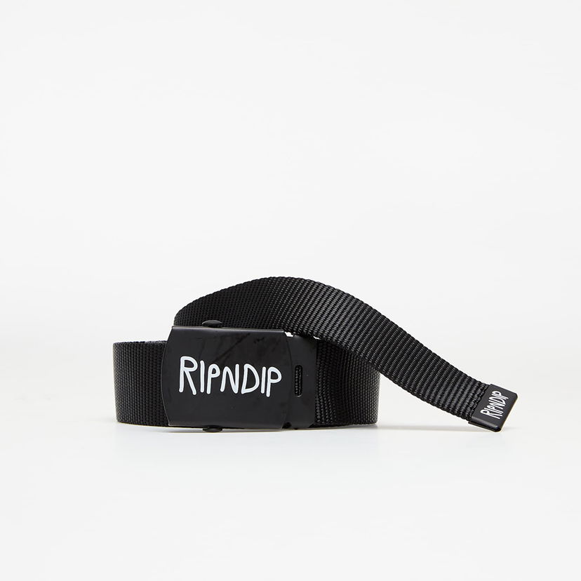 Pasovi RIPNDIP RIPNDIP Logo Web Belt Črna | RND4799