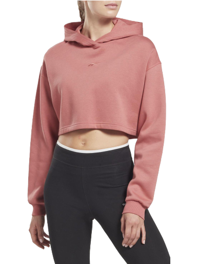 Pulover Reebok Yoga Hoodie Cover-Up Roza | hz3382
