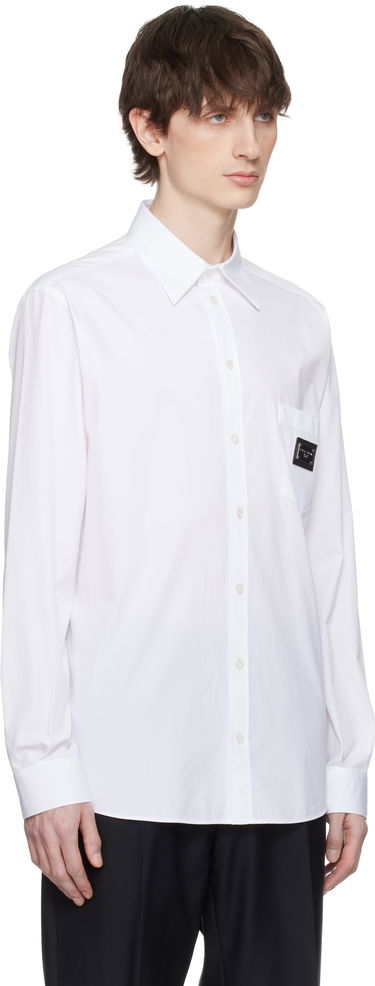 Srajce Dolce & Gabbana Black Martini-Fit Shirt Črna | G5JG4TFU5U8, 1