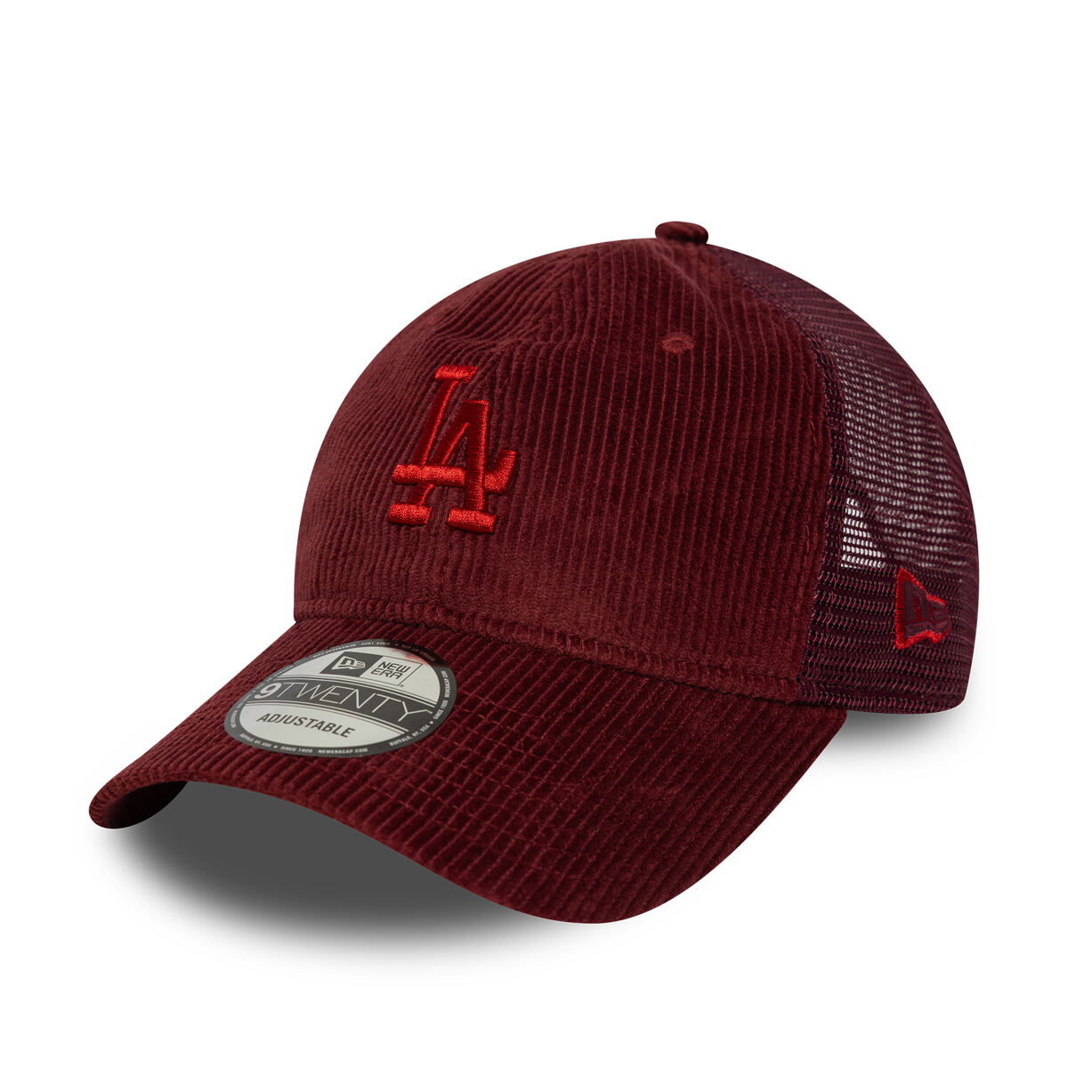 Kapa New Era Cord 9TWENTY LA Dodgers Adjustable Cap Bordo | 60691099, 0